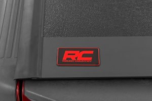 Nissan Frontier Hard Low Profile Bed Cover - Rough Country - Tri-Fold - '05-'21